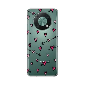 Silikonska futrola - maska print Skin za Huawei Nova Y90 Heart Pattern.