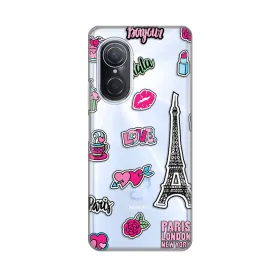 Silikonska futrola - maska print Skin za Huawei Nova 9 SE Love Paris.
