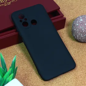 Futrola - maska Teracell Giulietta za Xiaomi Redmi 12C mat crna.