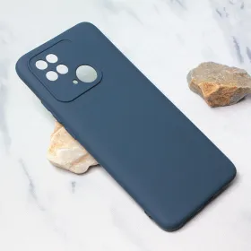 Futrola - maska Nano Silikon za Xiaomi Redmi 10C tamno plava.