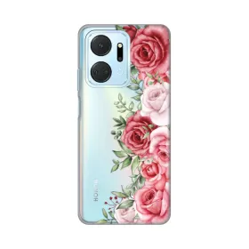 Silikonska futrola - maska print Skin za Huawei Honor X7a Wild Roses.