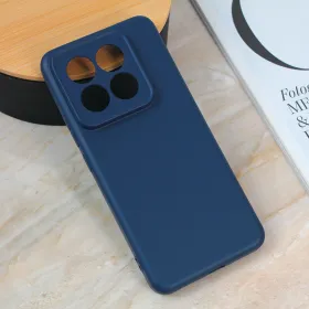 Futrola - maska Teracell Giulietta za Xiaomi 14 Pro mat tamno plava.