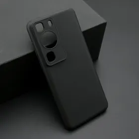 Futrola - maska ultra tanki KOLOR za Huawei P60 Pro crna (MS).