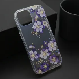 Futrola - maska FLOWER za iPhone 15 (6.1) DZF7 (MS).