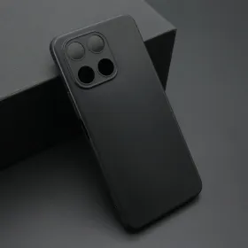 Futrola - maska ultra tanki KOLOR za Huawei Honor X6a crna (MS).