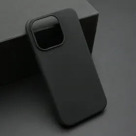 Futrola - maska ultra tanki KOLOR za iPhone 15 Pro (6.1) crna (MS).