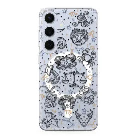 Futrola - maska silikonska print MagSafe za Samsung S921 Galaxy S24 5G zodiac (MS).