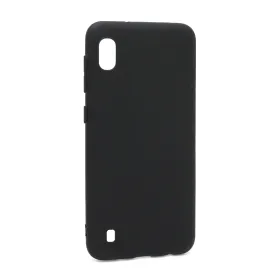Futrola - maska ultra tanki KOLOR za Samsung A105F Galaxy A10 crna (MS).