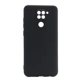 Futrola - maska ultra tanki KOLOR za Xiaomi Redmi Note 9 crna (MS).