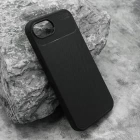 Futrola - maska Carbon za iPhone 16E (6.1) crna (MS).