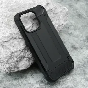 Futrola - maska DEFENDER II za iPhone 15 Pro (6.1) crna (MS).