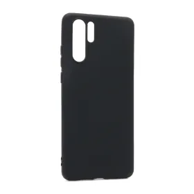 Futrola - maska ultra tanki KOLOR za Huawei P30 Pro crna (MS).