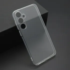 Futrola - maska ultra tanki PROTECT silikon za Samsung A356B Galaxy A35 5G providna (bela) (MS).