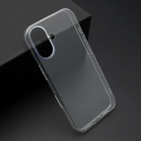 Futrola - maska ultra tanki PROTECT silikon za iPhone 16 (6.1) providna (bela) (MS).