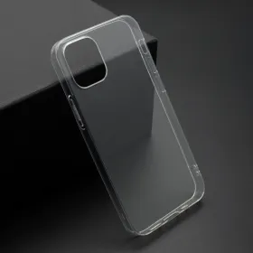 Futrola - maska ultra tanki PROTECT silikon za iPhone 12 Mini (5.4) providna (bela) (MS).
