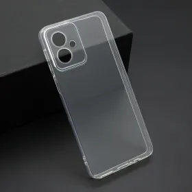 Futrola - maska ultra tanki PROTECT silikon za Motorola Moto G54 providna (bela) (MS).