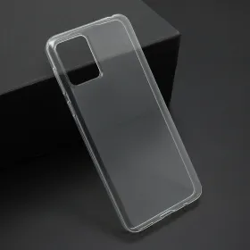 Futrola - maska ultra tanki PROTECT silikon za Motorola Moto E13 providna (bela) (MS).