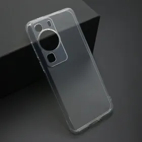 Futrola - maska ultra tanki PROTECT silikon za Huawei P60 Pro providna (bela) (MS).
