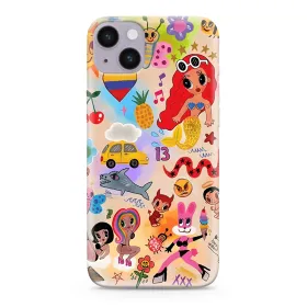 Futrola - maska ultra tanki print CLEAR za iPhone 14 Plus (6.7) ND0326 (MS).