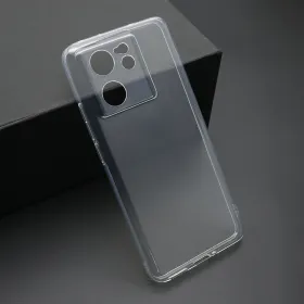 Futrola - maska ultra tanki PROTECT silikon za Xiaomi 13T/13T pro providna (bela) (MS).