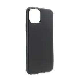 Silikonska futrola - maska Skin za iPhone 11 Pro 5.8 mat crna.