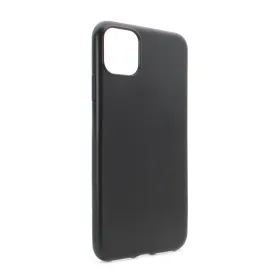 Silikonska futrola - maska Skin za iPhone 11 Pro Max 6.5 mat crna.
