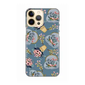 Silikonska futrola - maska print za iPhone 13 Pro Max 6.7 Retro Blue.