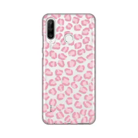 Silikonska futrola - maska print Skin za Huawei P30 Lite Pink Cheetah.