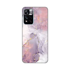 Silikonska futrola - maska print za Xiaomi Redmi Note 11 Pro Plus/Poco X4 NFC Pink Marble.