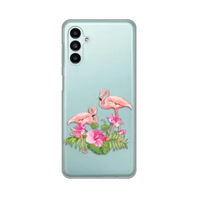 Silikonska futrola - maska print Skin za Samsung A136 Galaxy A13 5G/A047 Galaxy A04s Flamingo.