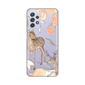Silikonska futrola - maska print Skin za Samsung A336 Galaxy A33 5G Flower Deer.