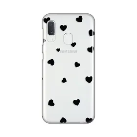 Silikonska futrola - maska print Skin za Samsung A202 Galaxy A20E Hearts.