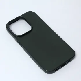Silikonska futrola - maska Skin za iPhone 14 Pro 6.1 mat crna.