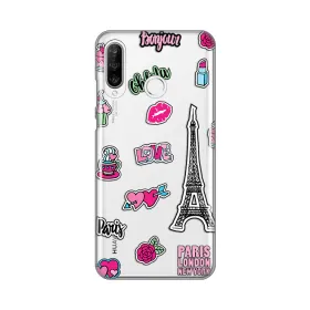 Silikonska futrola - maska print Skin za Huawei P30 Lite Love Paris.