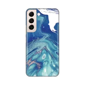 Silikonska futrola - maska print za Samsung Galaxy S22 Blue Marble.