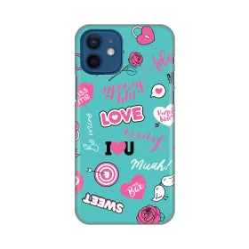 Silikonska futrola - maska print za iPhone 12 6.1 Love.