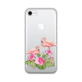 Silikonska futrola - maska print Skin za iPhone 7/8/SE 2020/2022 Flamingo.