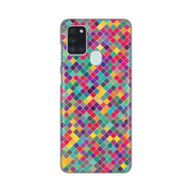 Silikonska futrola - maska print Skin za Samsung A217F Galaxy A21s Colorful cubes.