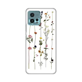 Silikonska futrola - maska print Skin za Motorola Moto G72 Flower.
