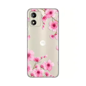 Silikonska futrola - maska print Skin za Motorola Moto E13 Rose flowers.