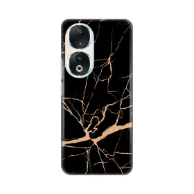 Silikonska futrola - maska print za Huawei Honor 90 All Black.