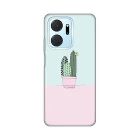 Silikonska futrola - maska print za Huawei Honor X7a Cactus.