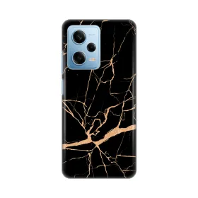 Silikonska futrola - maska print za Xiaomi Redmi Note 12 Pro 5G (EU) All Black.