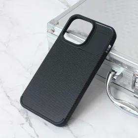 Futrola - maska Defender Carbon za iPhone 15 Pro Max 6.7 crna.