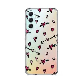 Silikonska futrola - maska print Skin za Samsung Galaxy A34 5G 5G Heart Pattern.