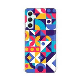 Silikonska futrola - maska print Skin za Samsung Galaxy A34 5G 5G Colorful Mosaic.