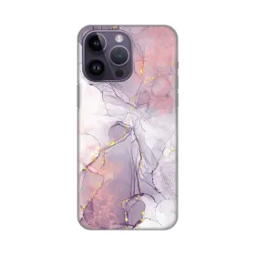 Silikonska futrola - maska print za iPhone 14 Pro Max 6.7 Pink Marble.