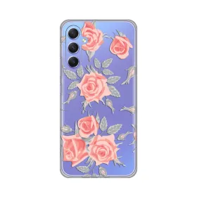 Silikonska futrola - maska print Skin za Samsung Galaxy A34 5G 5G Elegant Roses.