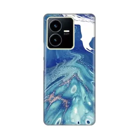 Silikonska futrola - maska print za Vivo Y22s/Y35 Blue Marble.