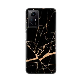 Silikonska futrola - maska print za Xiaomi Redmi Note 12S (EU) All Black.